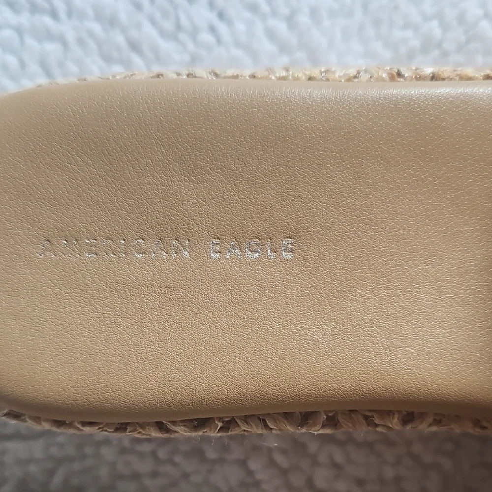 American Eagle Outfitters Beige Platform Sandals - Picture 2 of 4